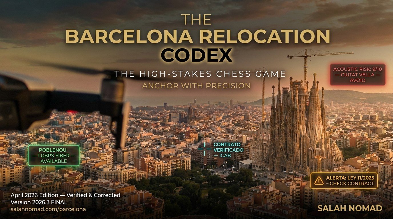 Barcelona Relocation Codex 2026 official cover – The High‑Stakes Chess Game, April 2026 edition
